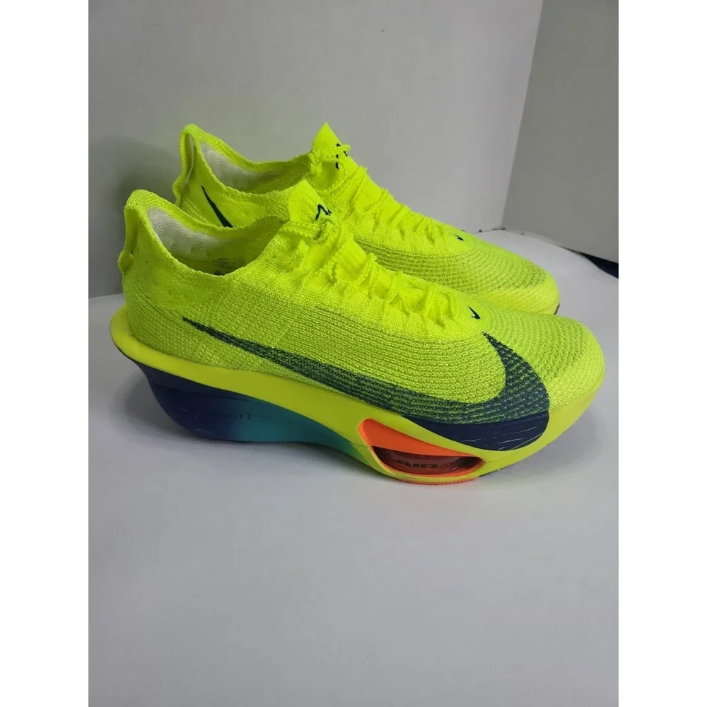 Nike Air Zoom Alphafly Next% 3 Volt Racing Shoes Mens 9.5 FD8311-700 Used once